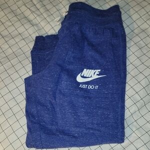 Nike Blue Leggings with Logo